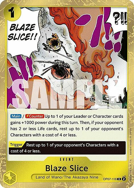 Blaze Slice Card Front