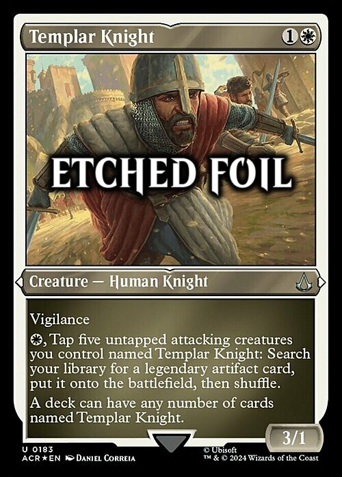 Templar Knight Card Front