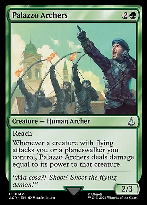 Palazzo Archers Card Front