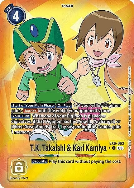 T.K. Takaishi & Kari Kamiya Card Front