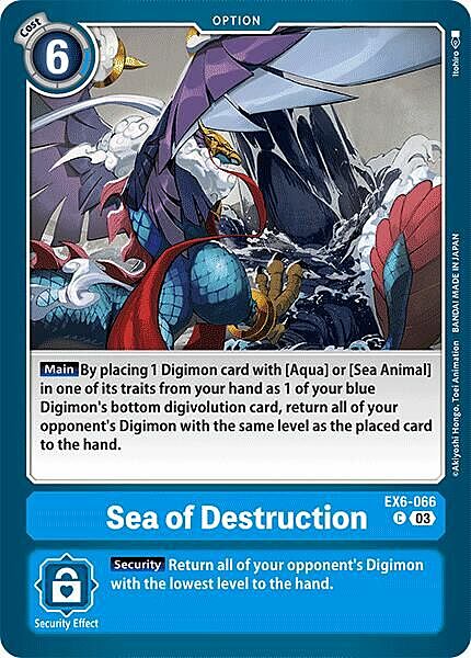 Sea of Destruction Card Front