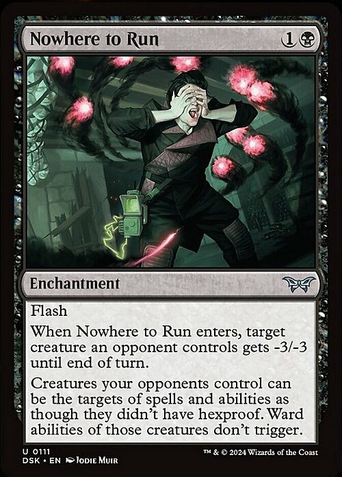 Nowhere to Run Card Front