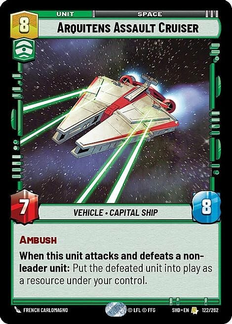 Arquitens Assault Cruiser Card Front