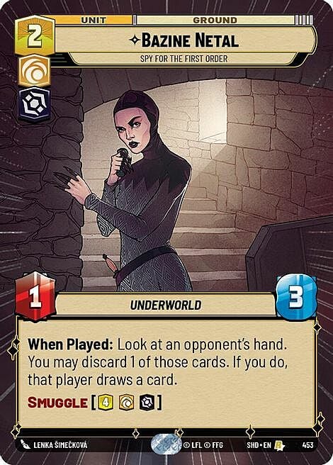 Bazine Natal - Spy for the First Order Card Front