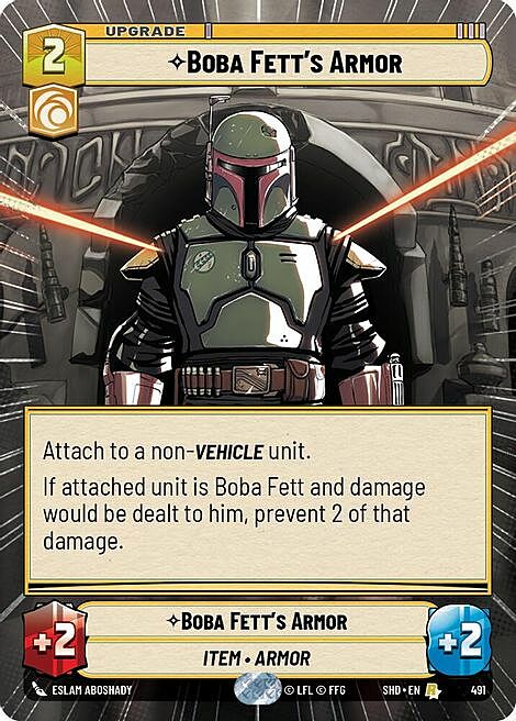 Boba Fett's Armor Card Front