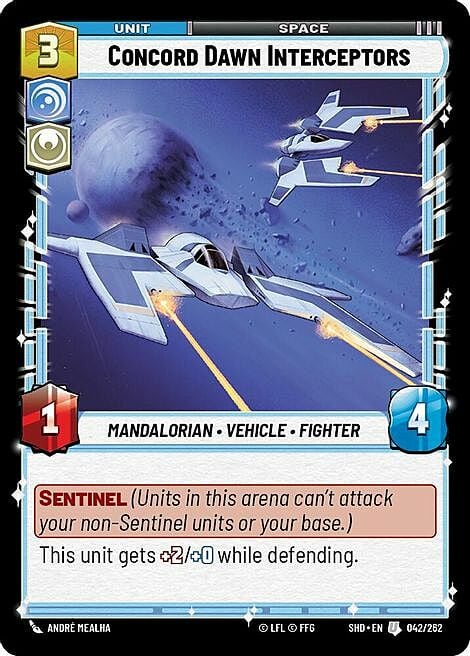 Concord Dawn Interceptors Card Front