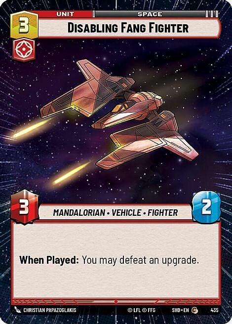 Disabling Fang Fighter Card Front