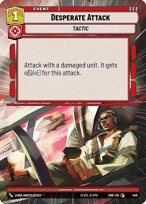 Desperate Attack Card Front