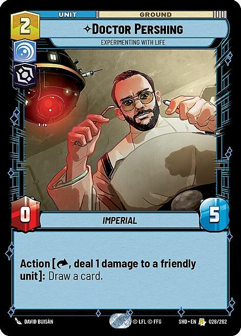 Doctor Pershing - Experimenting With Life Card Front