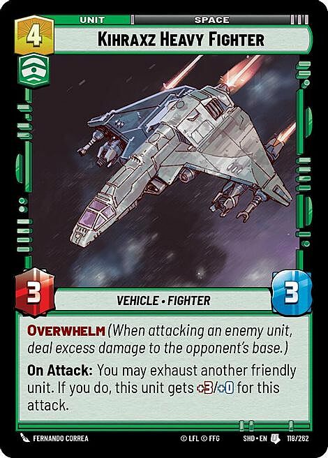 Kihraxz Heavy Fighter Card Front