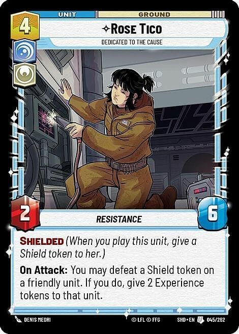 Rose Tico - Dedicated to the Cause Card Front