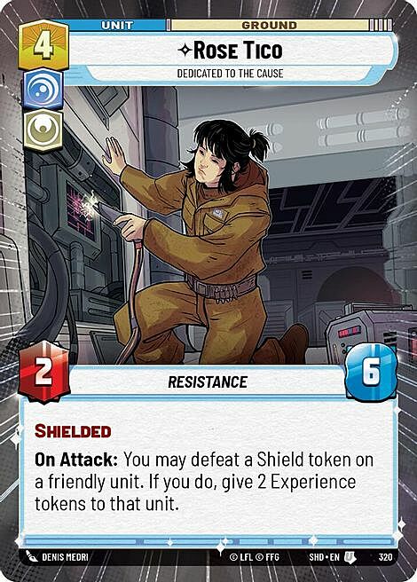 Rose Tico - Dedicated to the Cause Card Front