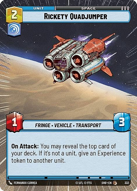 Rickety Quadjumper Card Front