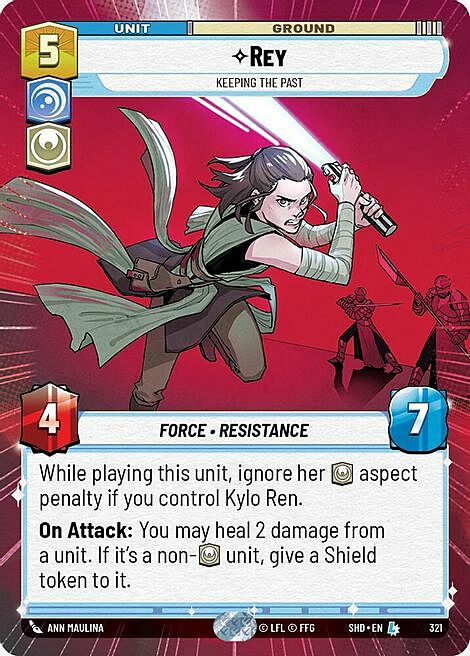 Rey - Keeping the Past Card Front