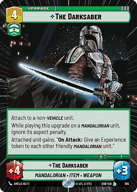 The Darksaber Card Front