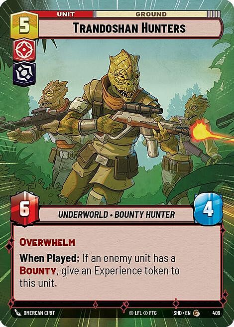 Trandoshan Hunters Card Front