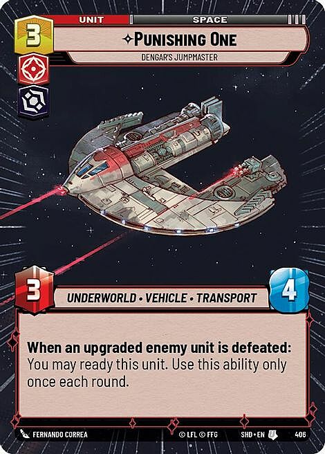 Punishing One - Dengar's Jumpmaster Card Front