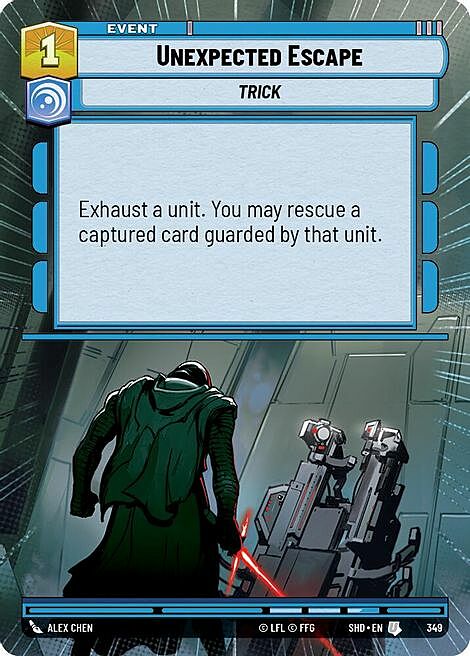 Unexpected Escape Card Front