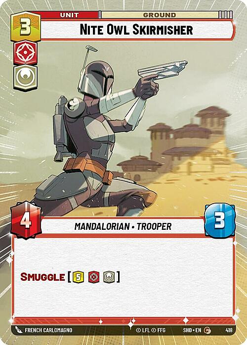 Nite Owl Skirmisher Card Front