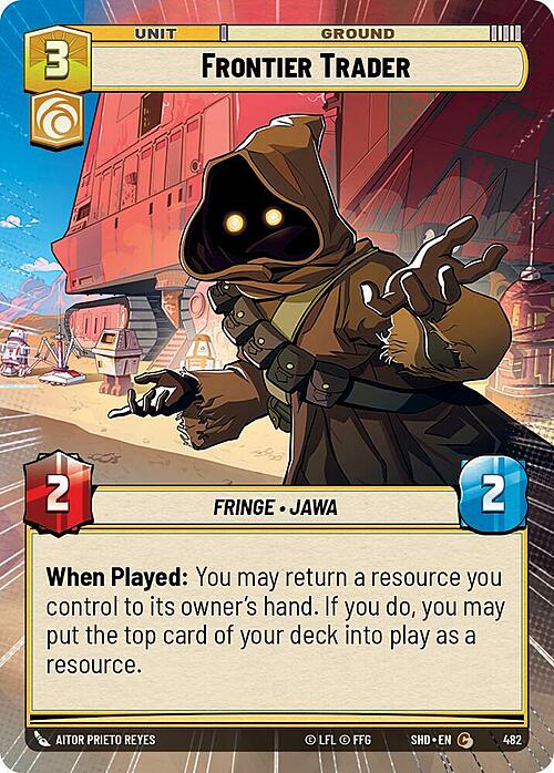 Frontier Trader Card Front