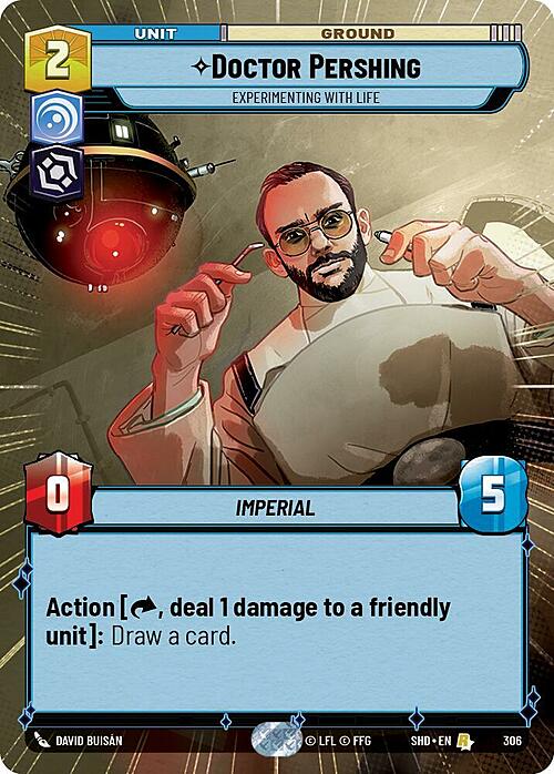 Doctor Pershing - Experimenting With Life Card Front