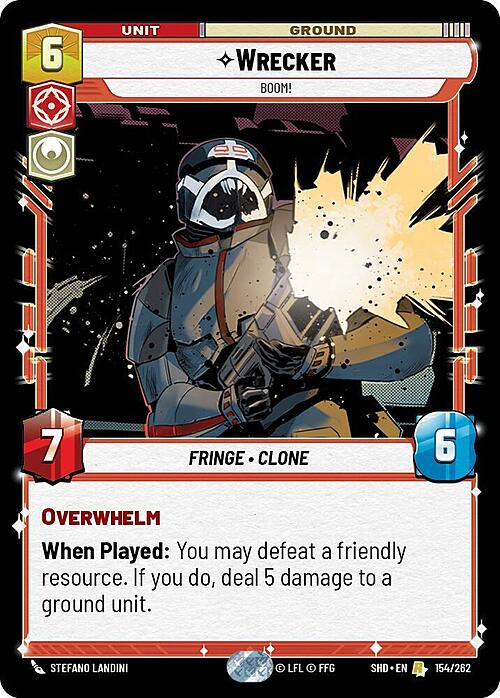 Wrecker - Boom! Card Front