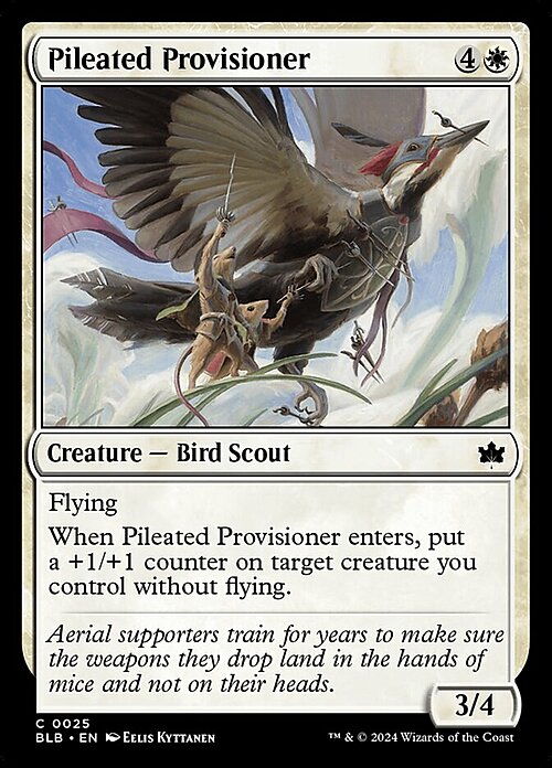 Pileated Provisioner Card Front