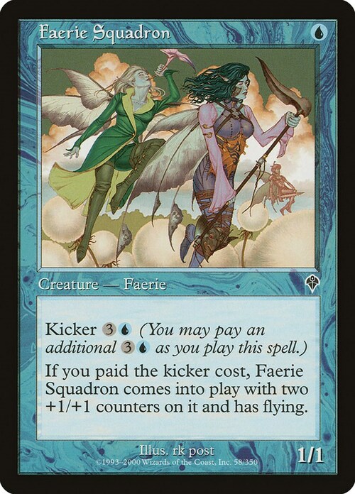 Faerie Squadron Card Front