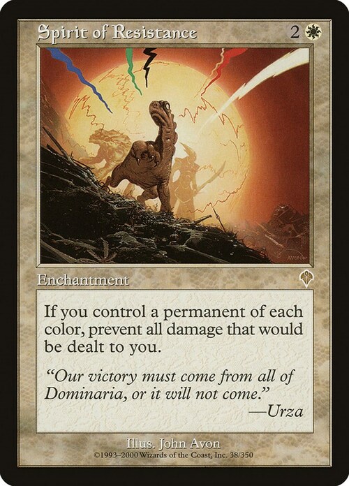 Spirit of Resistance Card Front