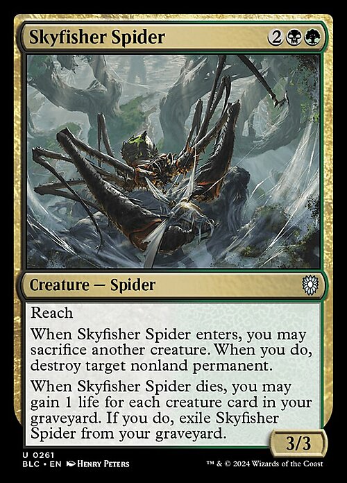 Skyfisher Spider Card Front