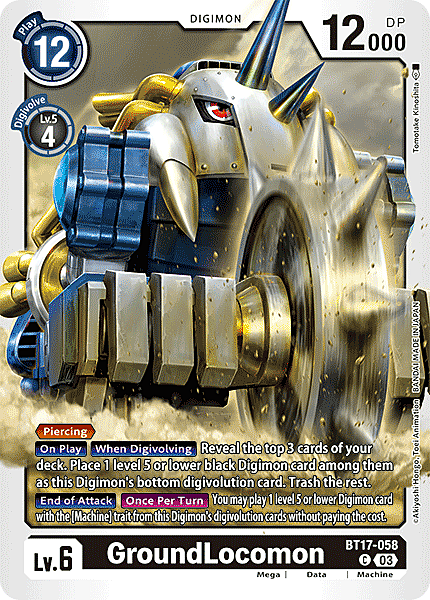 GroundLocomon Card Front