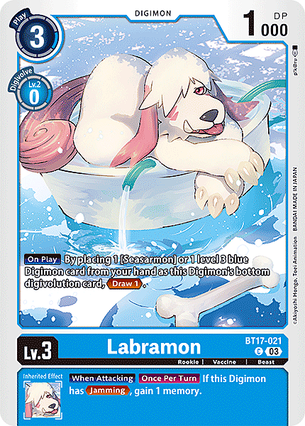 Labramon Card Front