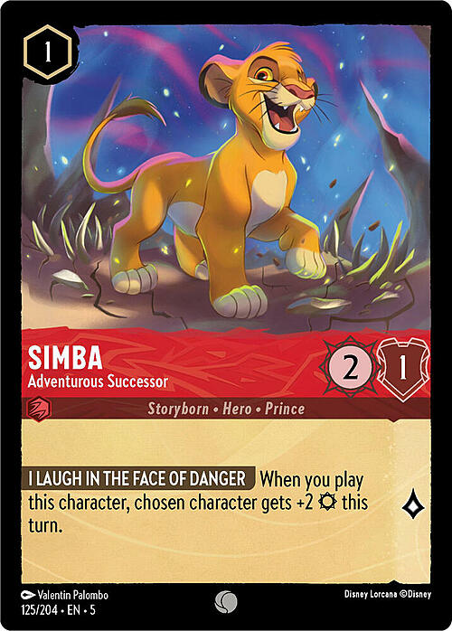 Simba - Adventurous Successor Card Front