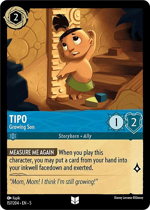 Tipo - Growing Son Card Front