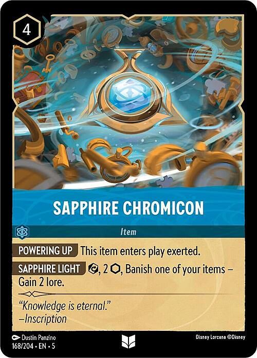 Sapphire Chromicon Card Front