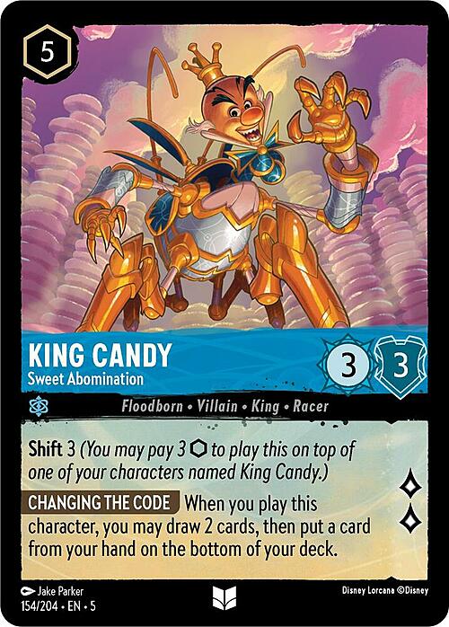 King Candy - Sweet Abomination Card Front