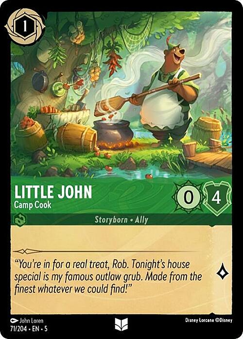 Little John - Camp Cook Card Front