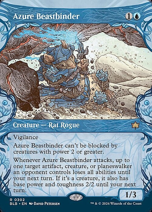 Azure Beastbinder Card Front