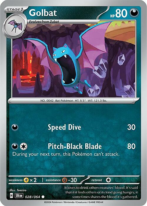 Golbat Card Front