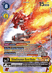 ShineGreymon: Burst Mode Ace