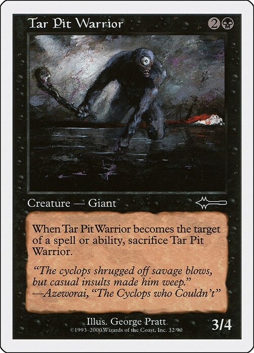 Tar Pit Warrior Card Front