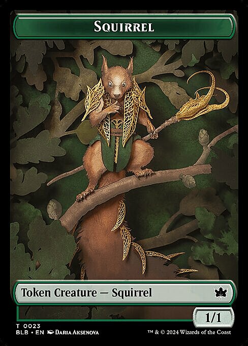 Squirrel // Intrepid Rabbit Card Front