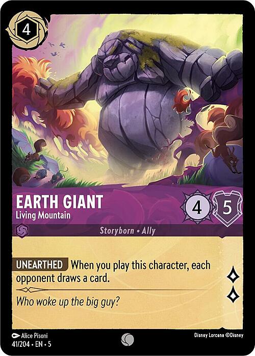 Earth Giant - Living Mountain Card Front