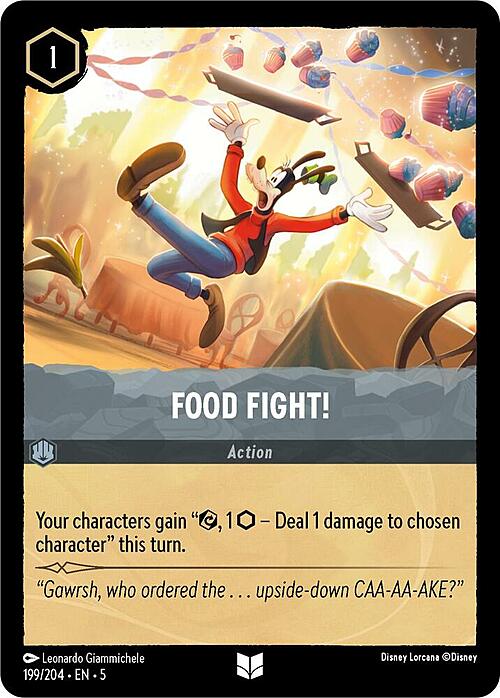 Food Fight! Card Front