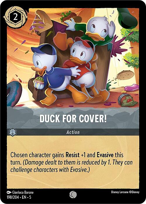 Duck for Cover! Card Front