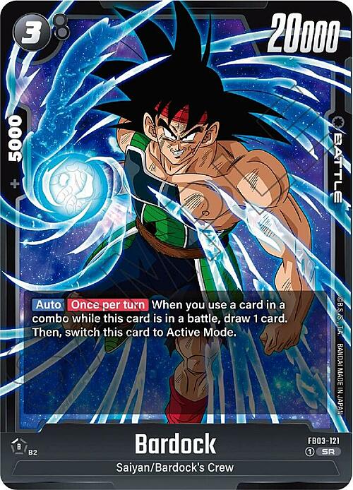 Bardock Card Front