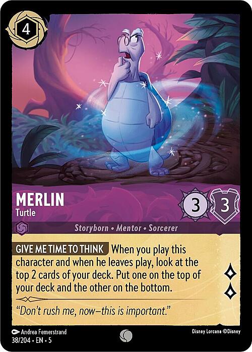 Merlin - Turtle Card Front