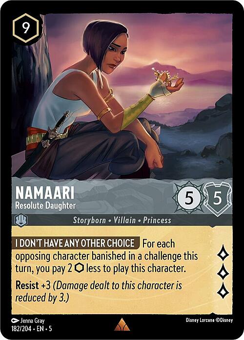 Namaari - Resolute Daughter Card Front