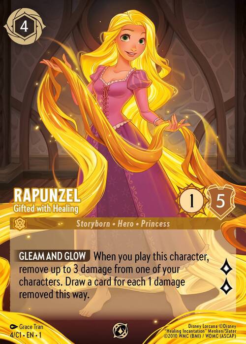 Rapunzel - Gifted with Healing Card Front