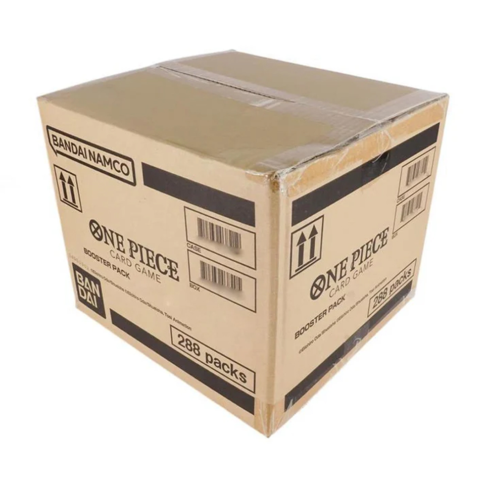 Romance Dawn Booster Box Case | Pre-Errata 1st Wave Blue-Bottom Box